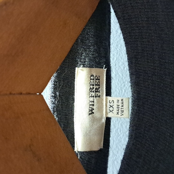 Aritzia Wilfred Free Moulton Open Back Gray Dress - Picture 3 of 4